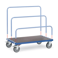 Fetra platenwagen voor insteekbeugels met laadvlak van 1200 x 800 mm (zonder beugels) 4463 439035