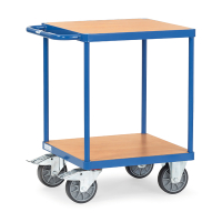 Fetra zware tafelwagen met 2 etages met laadvlak van 600 x 600 mm 2496 439004
