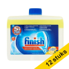 Aanbieding: 12x Finish vaatwasmachine reiniger citroen (250 ml)  SFI00077 - 1