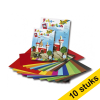 Aanbieding: 10x Folia gekleurd fotokarton 22 x 33 cm (10 vel)