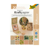 Folia designpapierblok Kraftpapier II 120/230 grams A4 (20 vel)