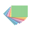 Folia designpapierblok gekleurd strepen 50 x 70 cm (10 vel) 47309 222124
