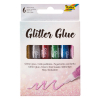 Folia glitterlijm assorti (6 stuks) 222137 - 1
