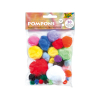 Folia pompons assorti (10 mm tot 50 mm)