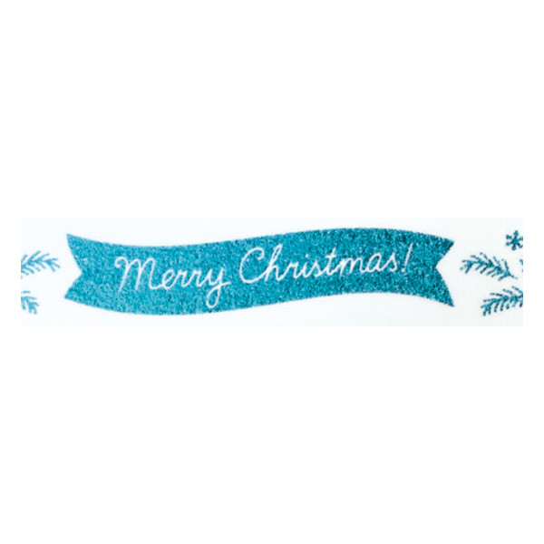 Folia washi tape Merry Christmas (15 mm x 5 m) 26123 222239 - 1