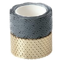 Folia washi tape grijs/goud (2 stuks) 29201 222244