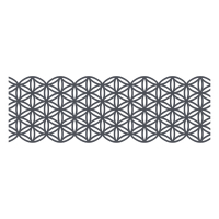 Folia washi tape grijze bloemen (50 mm x 5 m) 29102 222243