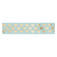 Folia washi tape hartjes goud (15 mm x 5 m) 26118 222238