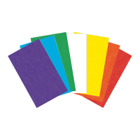 Folia zijdepapier 50 x 70 cm rainbow set (7 stuks)