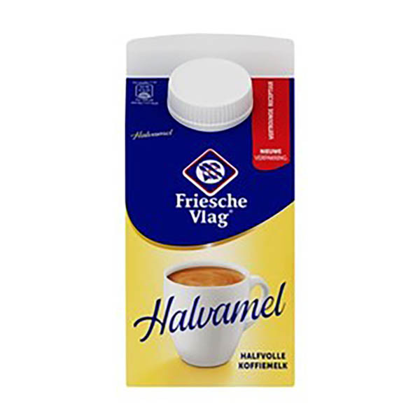 Friesche Vlag Halvamel koffiemelk 455 ml 34770 423420 - 1
