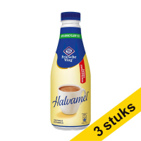 Aanbieding: 3x Friesche Vlag Halvamel koffiemelk pet fles (500 ml)