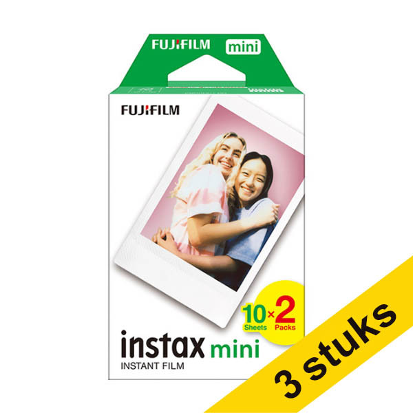 Fujifilm instax mini film (20 vel) 123inkt.nl