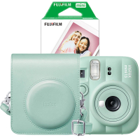 Fujifilm instax mini 13 Green bundel met Green case en 20 vel papier 150929