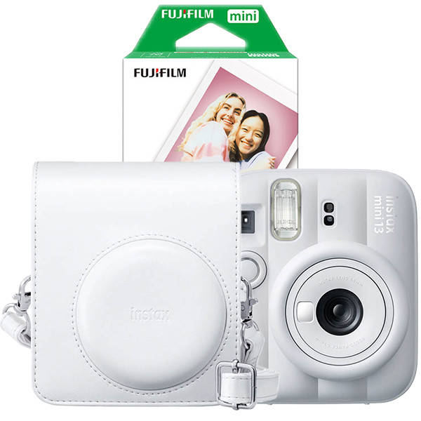 Fujifilm instax mini 13 White bundel met White case en 20 vel papier 150930 - 1