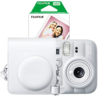 Fujifilm instax mini 13 White bundel met White case en 20 vel papier 150930