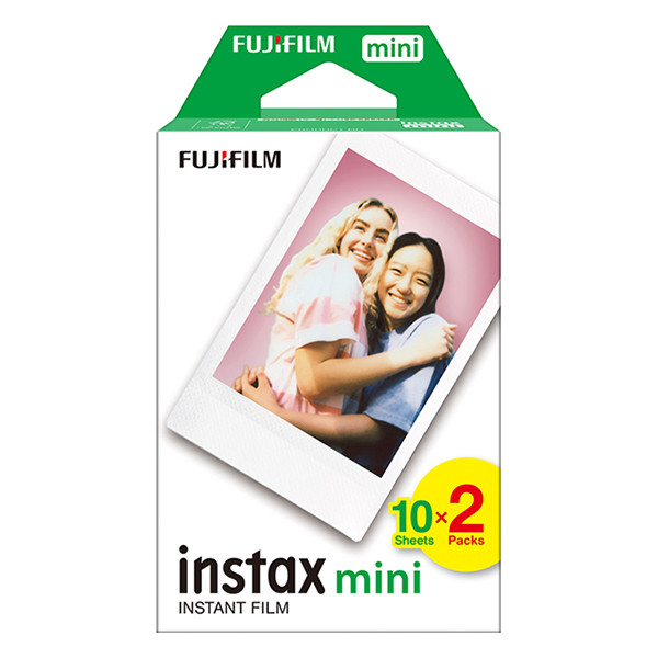 stropdas Emigreren chef Fujifilm Instax Mini Instax fotopapier Instant fotopapier Papier en  etiketten Fujifilm instax mini film (20 vel) 123inkt.nl