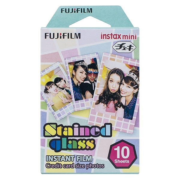 Fujifilm instax mini film Stained Glass (10 vel) 16203733 150822 - 1