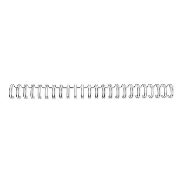 GBC 4400028 metalen draadrug 8 mm zilver 70 vel A5 (100 stuks) 4400028 207737 - 1