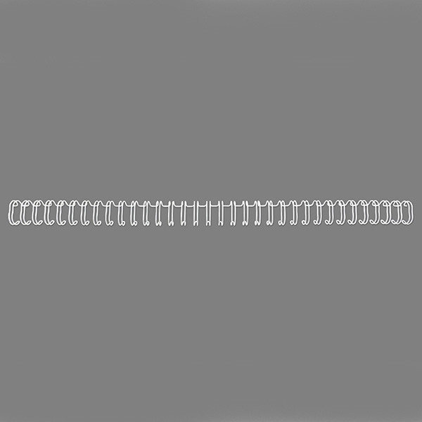 GBC RG8106 metalen draadrug 9,5 mm wit (100 stuks) RG810670 207258 - 1