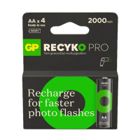 GP 2000 ReCyko Pro Photo Flash oplaadbare AA / HR06 Ni-Mh Batterij (4 stuks) AGP00120