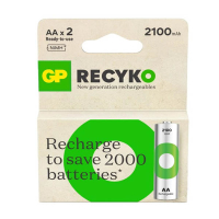 GP 2100 ReCyko oplaadbare AA / HR06 Ni-Mh Batterij (2 stuks) AGP00117