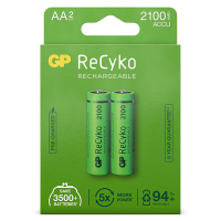 GP 2100 ReCyko oplaadbare AA / HR06 Ni-Mh Batterij (2 stuks) AA HR06 HR6 AGP00117