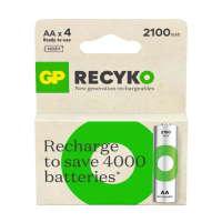 GP 2100 ReCyko oplaadbare AA / HR06 Ni-Mh Batterij (4 stuks) AGP00099