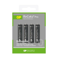 GP 800 ReCyko+ oplaadbare AAA / HR03 batterij 4 stuks 215052