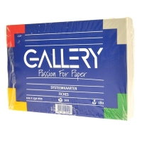 Gallery systeemkaart blanco wit 150 x 100 mm (100 stuks) 19200 400584