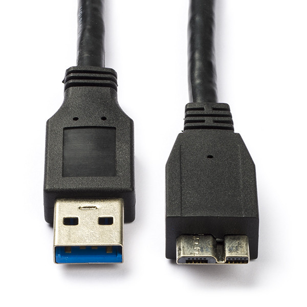 Goobay USB-A naar Micro-B-kabel zwart (1 meter) K010214092 Goobay USB-A naar Micro-B-kabel zwart (1 meter) K010214092 - 1