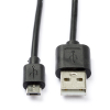 Goobay USB-A naar Micro USB kabel zwart (1 meter) N010201013 Goobay USB-A naar Micro USB kabel zwart (1 meter) N010201013 - 1