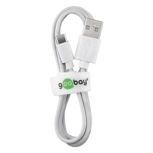Goobay USB-A naar USB-C kabel wit (1 meter) K010214053 - 3