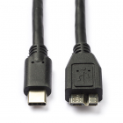 Goobay USB-C naar Micro B-kabel zwart (0,6 meter) K070601070