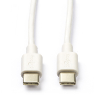 Goobay USB-C naar USB-C kabel wit (0,5 meter) K010214070