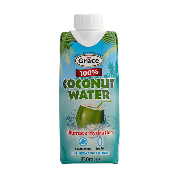 Grace 100% kokoswater 330 ml (8 stuks) 422882 - 1