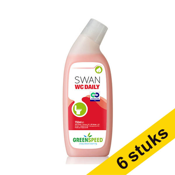 Greenspeed Aanbieding: 6x Greenspeed Swan WC Daily (750 ml)  SGR00036 - 1