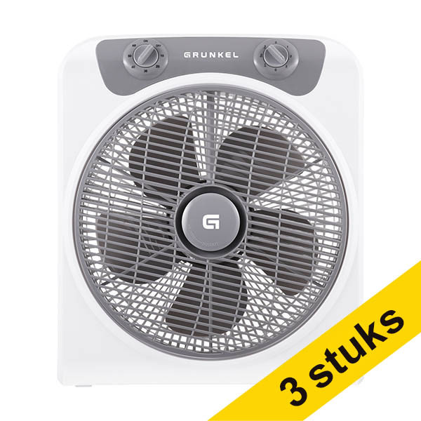 Aanbieding: 3x Grunkel tafelventilator wit 828238 - 1