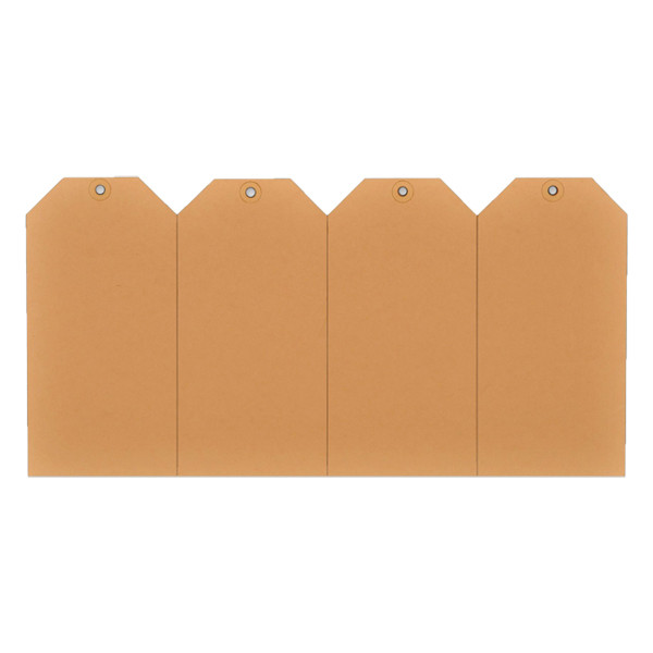 HF2 labels met ophangoog 55 x 110 mm chamois (1000 stuks) 395006 226903 - 1