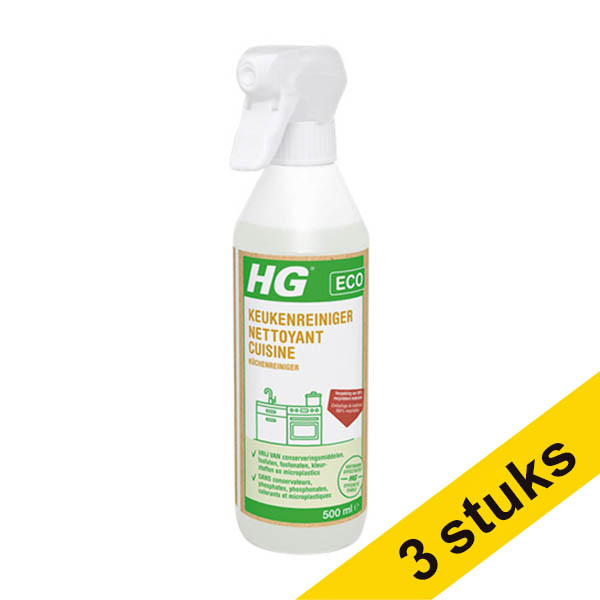 HG Aanbieding: 3x HG ECO keukenreiniger (500 ml)  SHG00400 - 1
