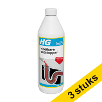HG Aanbieding: 3x HG vloeibare ontstopper (1 liter)  SHG00402