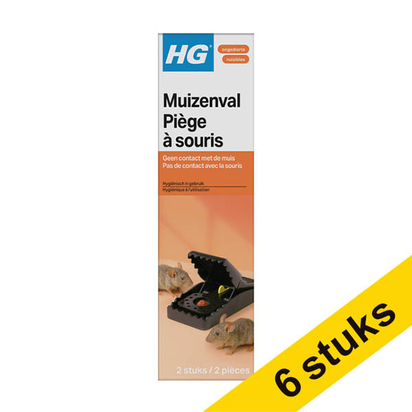 Aanbieding: 6x HG X muizenval (2 stuks) SHG00403 - 1