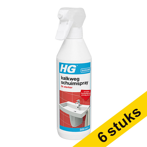 Aanbieding: 6x HG kalkweg schuimspray 3x sterker (500 ml) SHG00360 - 1