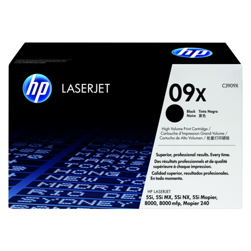 HP 09X (C3909X/EP-W) toner zwart hoge capaciteit (origineel) C3909X 033000 - 1