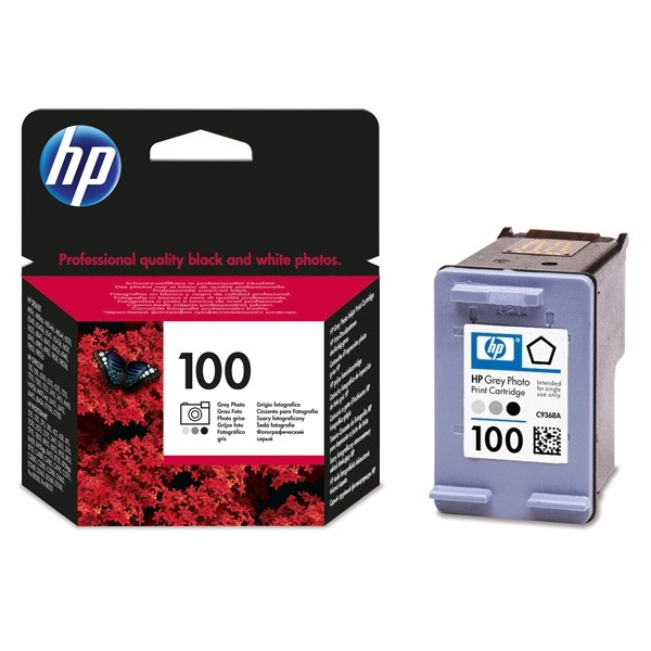 HP 100 (C9368AE) inktcartridge foto grijs (origineel) C9368AE 030445 - 1