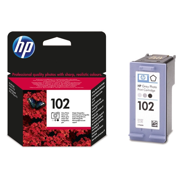 HP 102 (C9360AE) inktcartridge foto grijs hoge capaciteit (origineel) C9360AE 031730 - 1