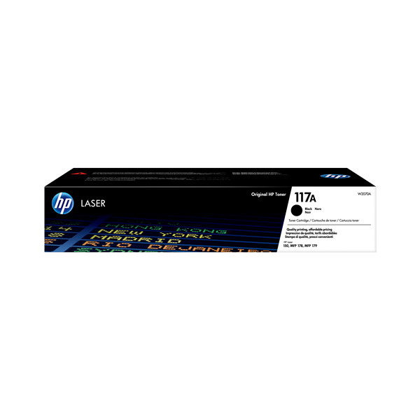 HP 117A (W2070A) toner zwart (origineel) W2070A 055456 - 1