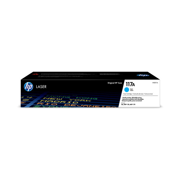 HP 117A (W2071A) toner cyaan (origineel) W2071A 055458 - 1