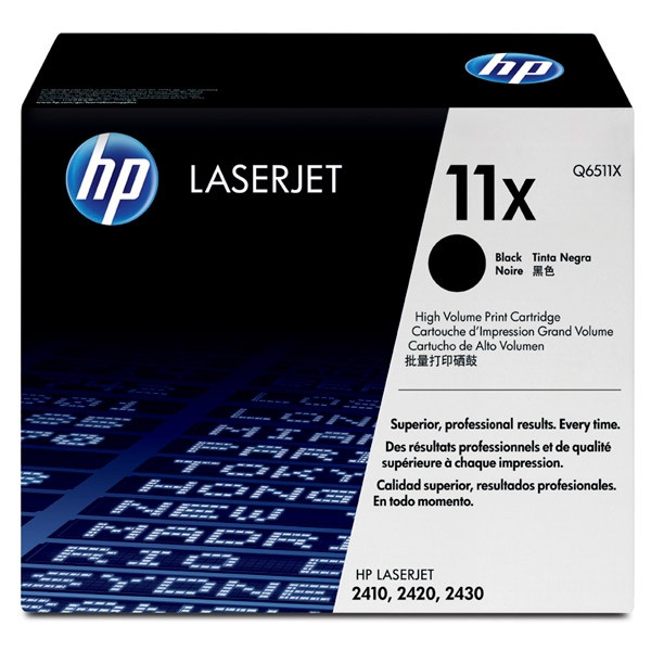 HP 11X (Q6511X) toner zwart hoge capaciteit (origineel) Q6511X 039510 - 1