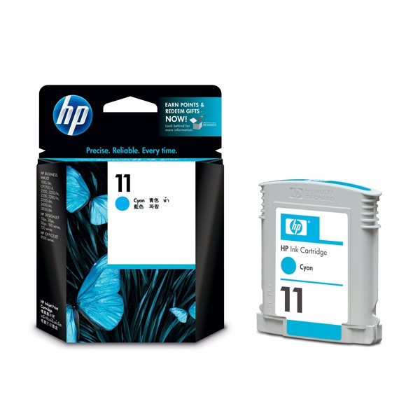 HP 11 (C4836AE) inktcartridge cyaan (origineel) C4836AE 030390 - 1