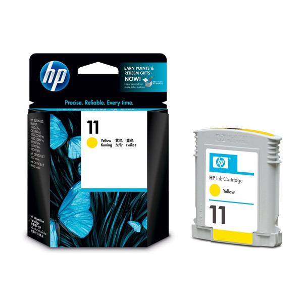 HP 11 (C4838AE) inktcartridge geel (origineel) C4838AE 030410 - 1